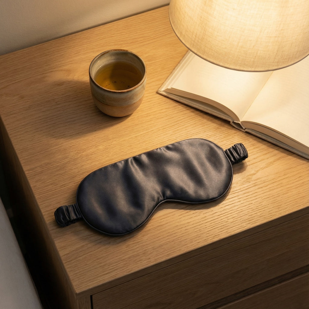 Schlafmaske aus Maulbeerseide